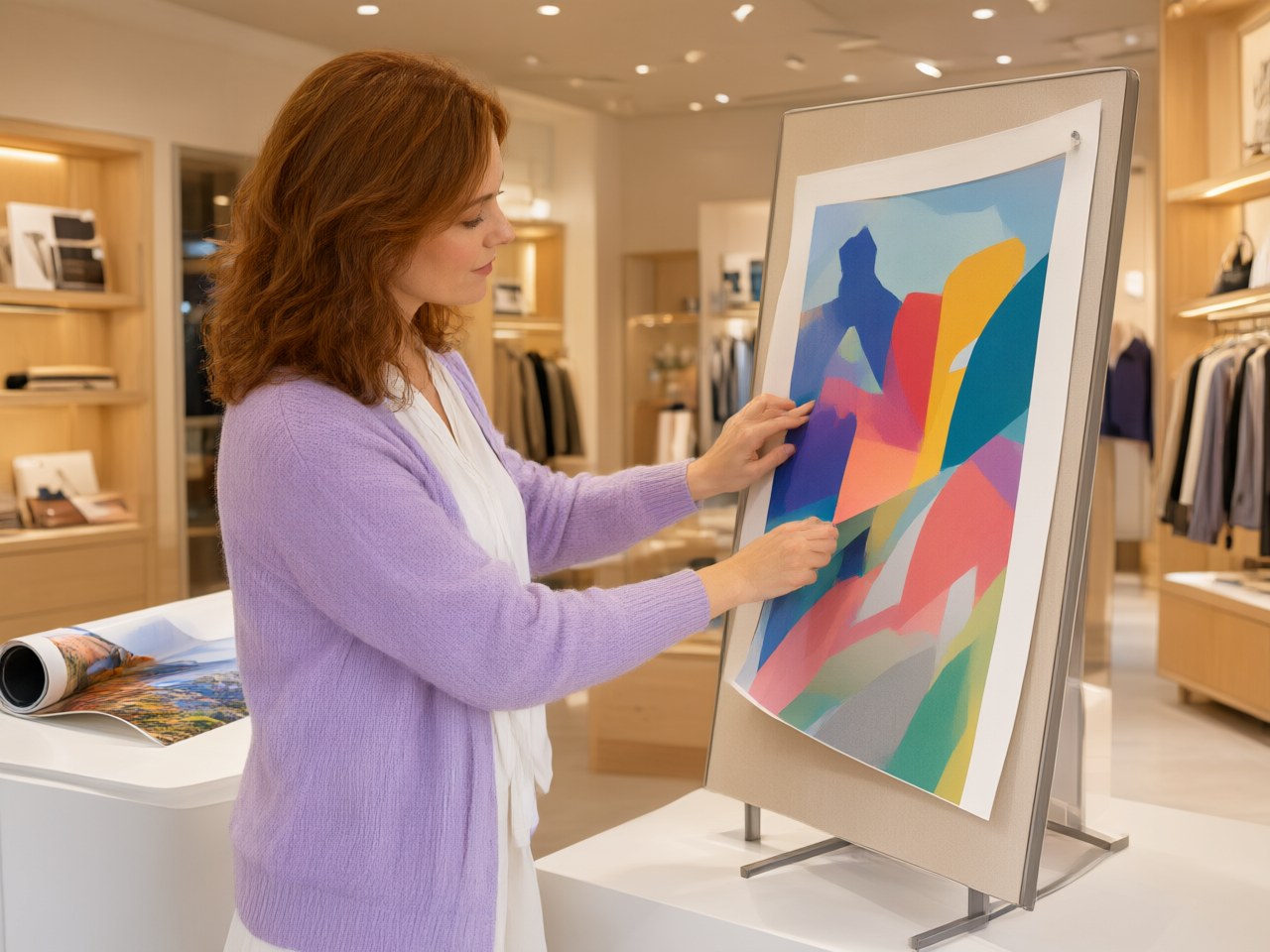 Why Matte Inkjet Photo Paper Is Better Suited for Display Boards Read at Close Range